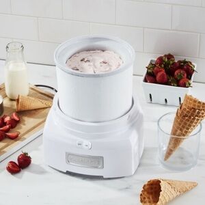Cuisinart Model ICE-21 White Ice Cream and Sorbet Maker